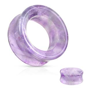 TN01129-12 Tunel do ucha ametyst