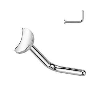 TIT1289 Piercing do nosu měsíček - TITAN