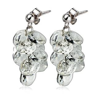 ZB4331/1 Stříbrné náušnice s krystaly Crystals from Crystals from Swarovski®, Crystal