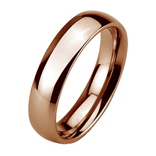 NWF1060-67 Wolframový prsten zlacený, šíře 6 mm