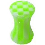 PL01007-04G Akrylátový plug do ucha průměr 4 mm, barva zelená