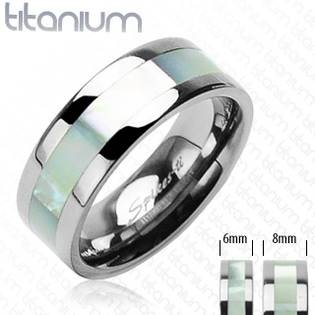 TT1006-49 TT1006 Dámský snubní prsten titan