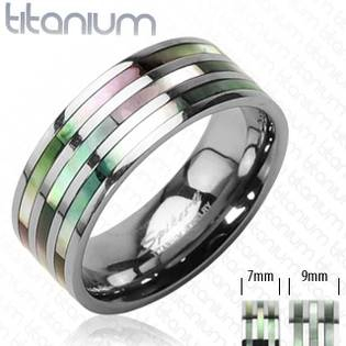 TT1009-55 TT1009 Dámský snubní prsten titan
