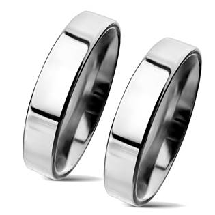 NSS3004-4 NSS3004 Snubní prsteny chirurgická ocel 4mm - pár