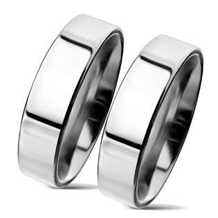 NSS3004-5 NSS3004 Snubní prsteny chirurgická ocel 5mm - pár