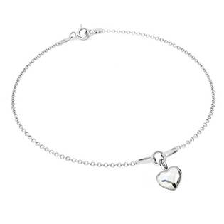 NB-0206-CR Stříbrný náramek se srdíčkem Crystals from Swarovski® Crystal