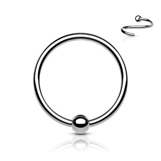 TIT1103-10083 Piercing - kruh titan s kuličkou