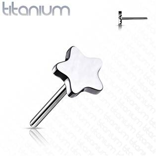 TIT1157-TI Hvězdička k PUSH IN piercingu TITAN