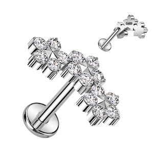 TIT1284-1208 Piercing do brady - labreta TITAN, 1,2 x 8 mm