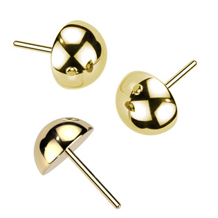 TIT1152GD-03 Půlkulička k PUSH IN piercingu TITAN
