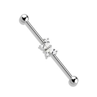 ID01031-ST Industrial piercing - motýlek