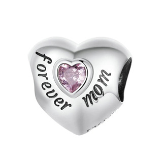 NB-8327 Stříbrný přívěšek korálek na náramek FOREVER MOM