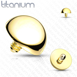 TIT1075-GD04 Náhradní půlkulička TITAN, závit 1,2 mm