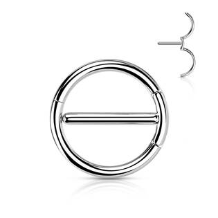 K01064ST-1612 Piercing kruh do bradavky, 1,6 x 12 mm