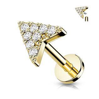 LB0032GD-1208 Labreta / cartilage piercing - šipka