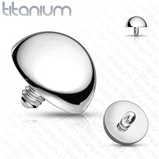 TIT1075-ST03 Náhradní půlkulička TITAN, závit 1,2 mm