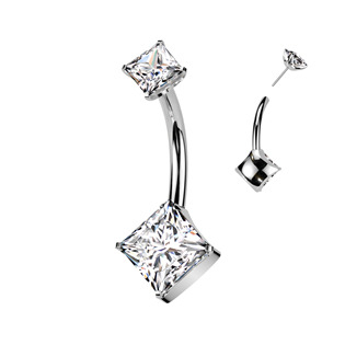 TIT1354-C PUSH IN piercingu do pupíku TITAN