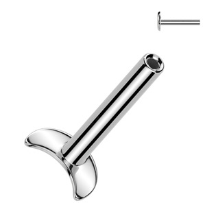 TIT1362-1208 PUSH IN tyčka k labretě TITAN, 1,2 x 8 mm