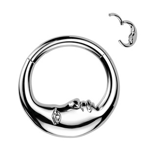 NS0065ST-1210 Segment kruh měsíc - helix / cartilage / tragus piercing