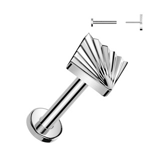 TIT1358-1206 Piercing do brady - PUSH IN labreta TITAN
