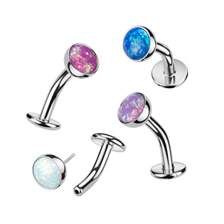 TIT1232-OP17 Obrácený PUSH IN piercing do pupíku TITAN