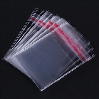 KR1042-1000 Celofánové sáčky s klopou a lepícím proužkem 60 x 60 mm / 1000 ks