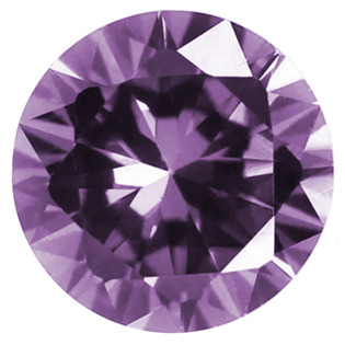 CZ10-1.90_100 CZ Kubický zirkon - Amethyst, 100 ks