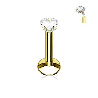 LB01085GD-1208 Piercing do brady zlacený