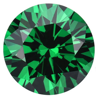 CZ23-1.00_100 CZ Kubický zirkon - Green, 100 ks