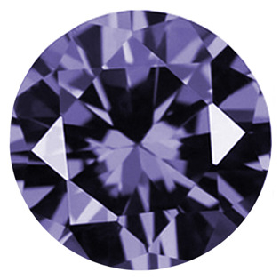 CZ25-1.00_100 CZ Kubický zirkon - Tanzanite, 100 ks
