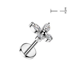 TIT1405-C Piercing do brady - PUSH IN labreta TITAN
