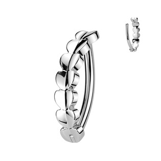 TIT1431 Piercing do pupíku se štítem TITAN