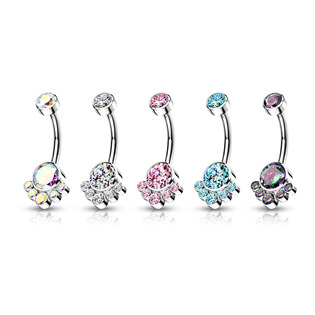 TIT1104-C Piercing do pupíku - TITAN