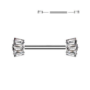 TIT1409-C Piercing do bradavky TITAN - PUSH IN