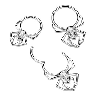 TIT1445-1208 Segment kruh spider - helix / cartilage / tragus piercing TITAN