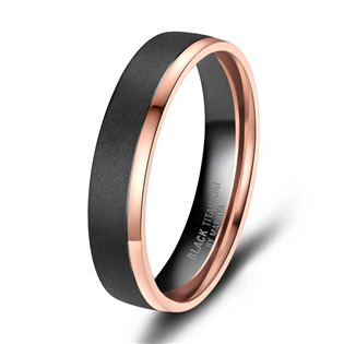 BT-06P-71 Snubní prsten BLACK TITANIUM