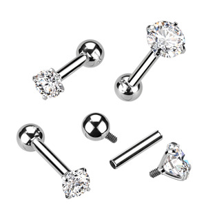 TIT1233-12084 Cartilage piercing TITAN, 1,2 x 8 mm