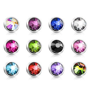 ND005-04AB Náhradní kamínek k labretě, průměr 4 mm