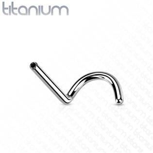 TIT1146-0806 Tyčka k PUSH IN piercing do nosu TITAN, 0,8 x 6 mm