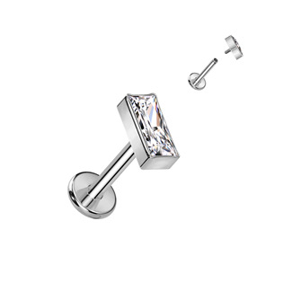 TIT1260-1206 Piercing do brady - labreta TITAN obdélník