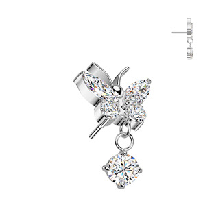 TIT1540-C Ozdobná část k PUSH IN piercingu TITAN