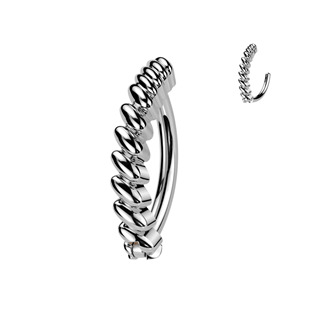 WP0091 Piercing do pupíku s ozdobným štítem
