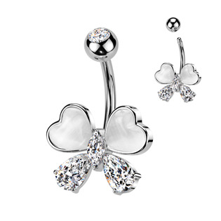 WP0097-C Piercing do pupíku mašlička