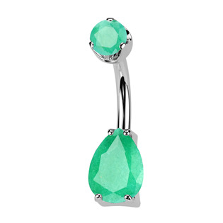 TIT1552 Piercing do pupíku - TITAN, Onyx