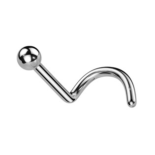 TIT1238 Piercing do nosu kulička - TITAN