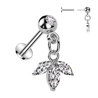 LB1127 Piercing do brady visací - PUSH IN labreta