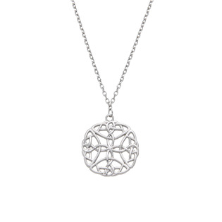 NB-2416 Stříbrný náhrdelník keltská mandala