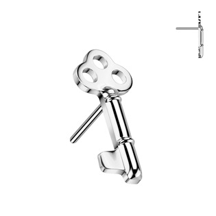 TIT1532 Ozdobná část klíček k PUSH IN piercingu TITAN