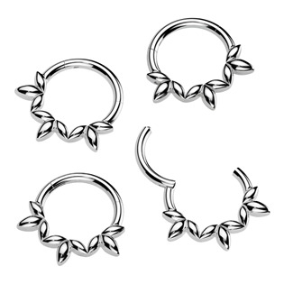 SG124-ST Ocelový kruh - helix / cartilage / septum piercing