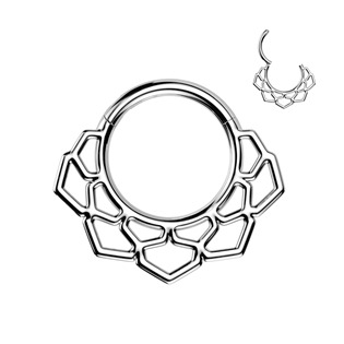 SG127-ST Ocelový kruh - helix / cartilage / septum piercing